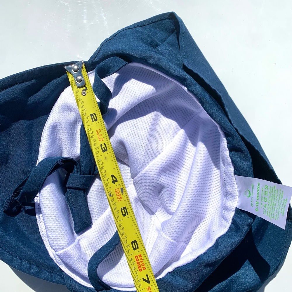 Kids Sun Hat Pack - Navy, Gray, and Brown Styles 9-18 Months Small - Picture 14 of 16